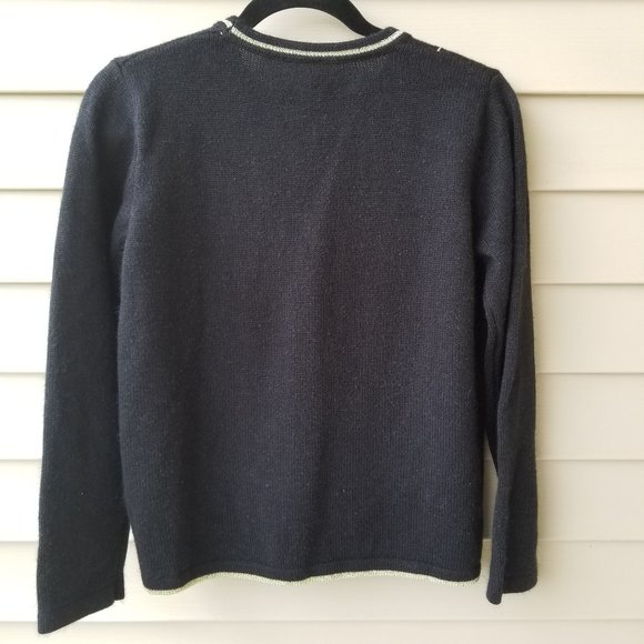 Vintage Embroidered Christmas Light Ugly Sweater - Picture 2 of 5